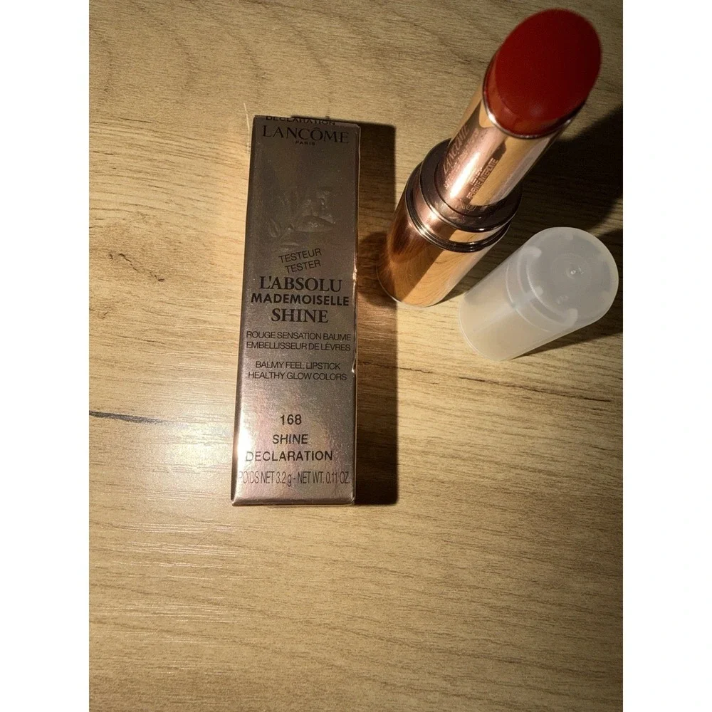 Lancôme L'Absolu Mademoiselle Shine Lipstick 168 Shine Declaration 0.11 oz‎